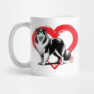 I Love My Collie - I Love my dog - Family dog Mug